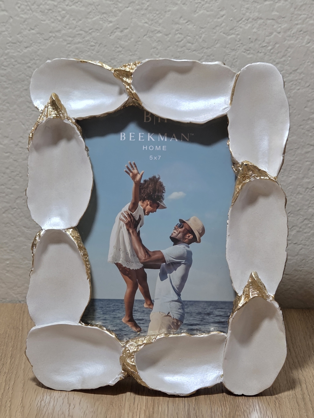 Beekman Home 5x7 Oyster Shell Tabletop Frame